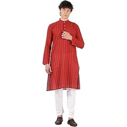 be active Men's Kurta || Mandarin Collar Long Sleeves || Long Kurta for Men || for Festival || Function || Occasion Wear Fancy Kurta for || Straight Full Length Kurtas-picture-29
