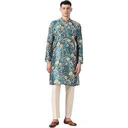 be active Men's Kurta || Mandarin Collar Long Sleeves || Long Kurta for Men || for Festival || Function || Occasion Wear Fancy Kurta for || Straight Full Length Kurtas-picture-35