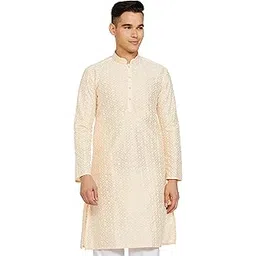 be active Men's Pure Cotton Lucknowi Kurta-picture-14