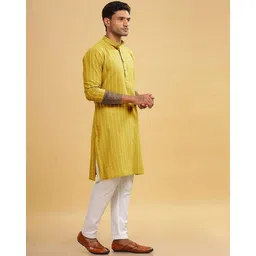 be active x ag Men Printed Regular Fit Long Kurta image 3