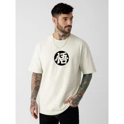 Be Crazy Men Graphic Printed Round Neck Cotton Oversized T-shirt-picture-33