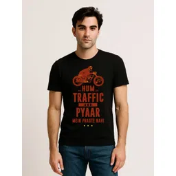 Be Crazy Men Typography Printed Casual Cotton T-shirt-picture-30