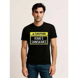 Be Crazy Men Typography Printed Round Neck Cotton T-shirt-picture-40