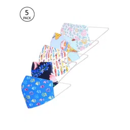Be Indi Kids Assorted Pack of 5 Reusable 2-Layers Cloth Mask-picture-58