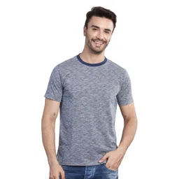 BE POSITIVE Men Abstract Printed Round Neck T-shirt-picture-21