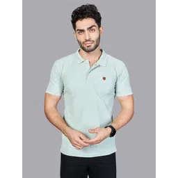 BE POSITIVE Men Polo Collar Regular Fit T-shirt-picture-15
