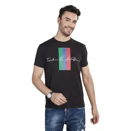 BE POSITIVE Men Striped Round Neck Slim Fit Cotton T-shirt-picture-25