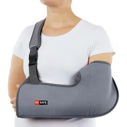 be safe forever Arm Supporter Arm Sling Pouch Belt, Arm Immobilizer Brace, XL, Grey Hand Support-picture-24