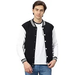 be savage Men's Cotton Blend Standard Length Bomber Jacket-picture-41