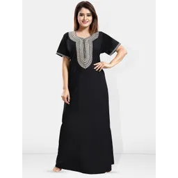 Be You Embroidered Maxi Nightdress-picture-42