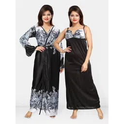 Be You Maxi Wrap Nightdress With Robe-picture-30