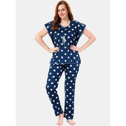 Be You Polka Dots Printed Night Suit-picture-27