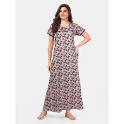 Be You Printed Maxi Nightdress-picture-32