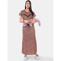 Be You Printed Maxi Nightdress-picture-29