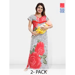 Be You Printed Maxi Nightdress-picture-46