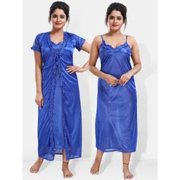 Be You Satin Maxi Nightdress with Robe-picture-43