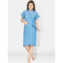 Be You Women Cotton Anti-bacterial Super Soft Bath Robe With Belt-picture-42