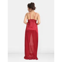 Be You Women Solid Maxi Nightdress image 5