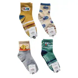 beach curve Boys Cotton Ankle Length Socks-picture-30