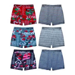 beach curve Pack of 6 Boys Printed Briefs-picture-36
