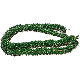 beads & crafts Beads & Crafts: Pearl Loreals 3mm for Jewellery Making, Earring, Necklace, Bracelet (Pack of 80 GMS) (Green)-picture-17