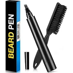 Beard & Hair Filler Pen/Pencil & Brush - Instantly Fill Patches & Thin Areas for a Perfect Beard & Hairline - More Effective than Hair Fiber - Waterproof Healthy Growth-1PCS-picture-37