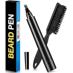 Beard Pencil Filler for Men with Brush – Waterproof Sweat Proof Barber Styling Pen for Natural Beard and Mustache Shaping & Definition-picture-47