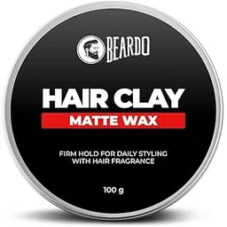 Beardo Hair Clay Wax for Men, 100 gm | Hair Clay for men | Styling Wax | Volumizing | Strong Hold | Restylable |Matte Finish | Easy to Wash Off | Texture Clay for Men-picture-32