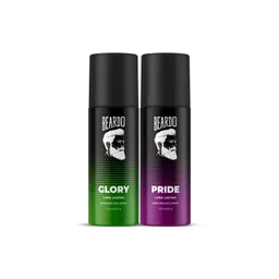 BEARDO Men Set Of 2 Long Lasting Deodorant Sprays - Glory & Pride - 100g Each-picture-17