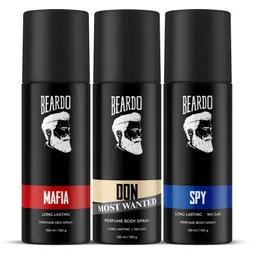 beardo Spy, Mafia & Don Most Wanted Perfume Deo Body Spray Combo |Strong & Long Lasting Body Spray - For Men-picture-37