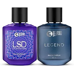 Beardo LSD & Legend Perfume For Men (50Ml X Pack Of 2) | Concentrated Sprays - Long Lasting Fragrance | Long Lasting Perfume for Men | Date Night Perfume For Men | Gift for Men | Gift For Friends-picture-44