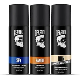 BEARDO Unisex Spy Fresh Perfume Body Spray 120Ml, Don Most Wanted Perfume Body Spray 120Ml, Bandit Body Spray 120Ml (Set Of 3)-picture-31