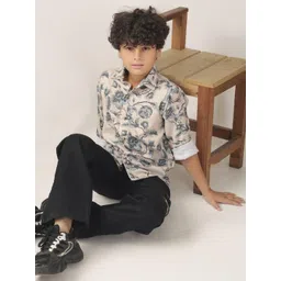BEARSOUL Boys Floral Printed Casual Shirt-picture-51