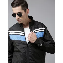 BEAT LONDON by PEPE JEANS Men Black Lightweight Sporty Jacket-picture-31