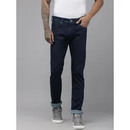BEAT LONDON by PEPE JEANS Men Blue Slim Fit Stretchable Jeans image 3