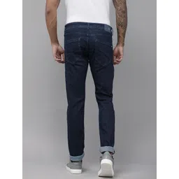 BEAT LONDON by PEPE JEANS Men Blue Slim Fit Stretchable Jeans image 5