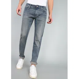 beat london by pepe jeans Men Slim Mid Rise Blue Jeans-picture-11