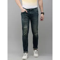 BEAT LONDON by PEPE JEANS Men Tapered Fit Low-Rise Low Distress  Stretchable Jeans-picture-38