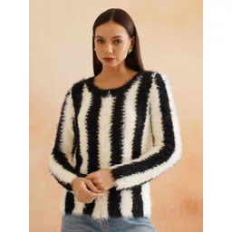 Beatnik Women Striped Cardigan-picture-17