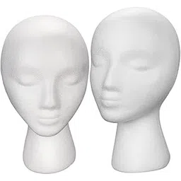Beaupretty 2Pcs Wig Heads Display for Wigs Hats Veils Accessories Sturdy Reliable Structure for Professional Styling Showcases-picture-19