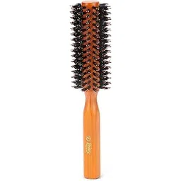 Beauté Secrets Wooden Round Hair Brush for Men & Women | Natural Bristles & Scalp Massage Pins | Adds Volume, Curls, Waves & Shine | Ideal for Blow Drying, Straightening & Styling | For All Hair Types, Brown-picture-13