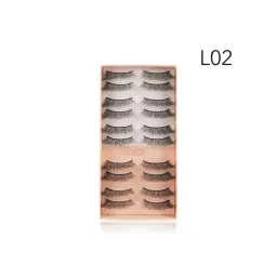 Beautiliss Eyelash Set 3D False Long And Natural Eye Makeup - L02-picture-48
