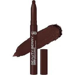 Beauty Berry Poppins Matte Lip Crayon Lipstick for Women | Long Lasting Non Transfer Retractable Lip Crayon | Smudge Proof & Waterproof Lipstick Enriched with Jojoba Oil & Vitamin E (24 - Espresso, 3g)-picture-40