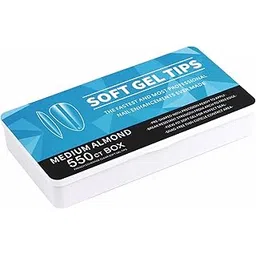 Beauty Empire Soft Gel Nail Tips – 550 Pcs Medium Almond Shape | Professional Nail Extension Kit-picture-17