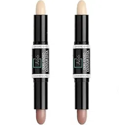 beauty Flawless Contouring 2 in 1 Highlighter Contour Stick Concealer Shade for a Defined and Chiseled Look (8g),For Oily Skin Beige, For All Type girls & Women Protect Skin. (PACK OF 2)-picture-35