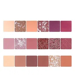 Beauty Nude Editon Makeup Kit for Girls, Combo Set 5 Shades in 1 Nude Edition Matte Finish Lipsticks with Nude Edition 18 Shades Eyeshadow Palette image 3