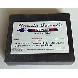 Beauty Secret's (Sunshine UK) Levender Orgenic 5 Step Facal Kit for Anti-Spot Effects (Net Weight 250 grams in the Pack)-picture-34