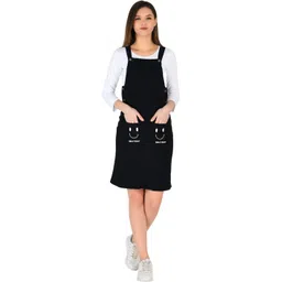 beautylife Women Black Dungaree-picture-17