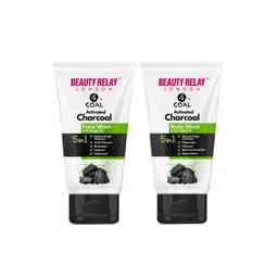 BeautyRelay London 4coal Activated Charcoal Face Wash & Body Wash 200ml - Buy 1 Get 1 Free-picture-8
