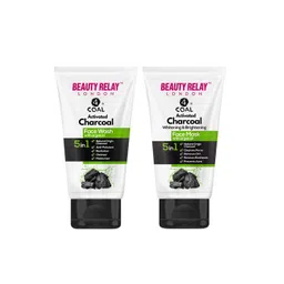 BeautyRelay London 4coal Activated Charcoal Face Wash & Face Mask - 200ml Buy 1 Get 1 Free-picture-4